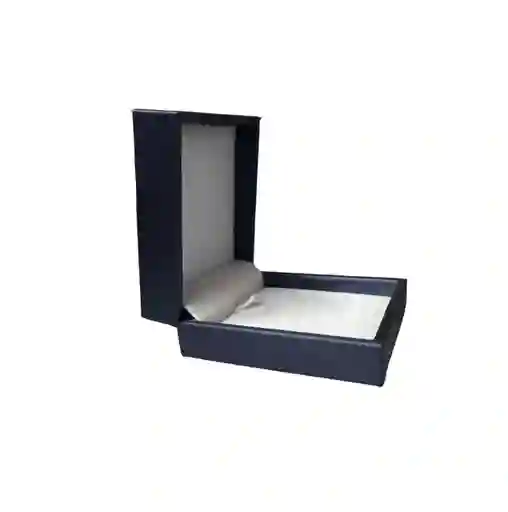 Caja Estuche Azul Oscuro De Lujo Para Joyas Ancho7cm X Largo8cm