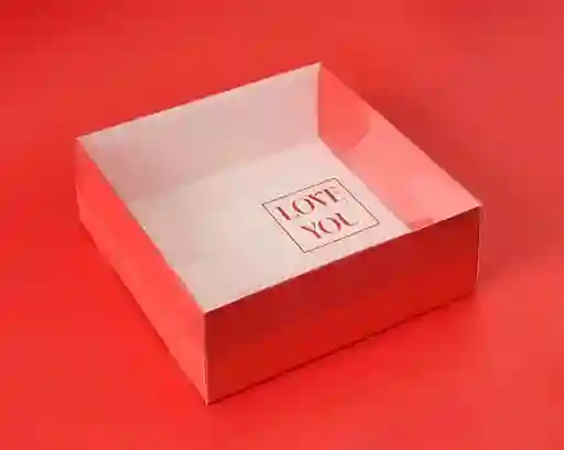 Base Roja Y Funda Transparente