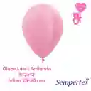 Globo O Bomba Satin Rosado Sempertex R12x12