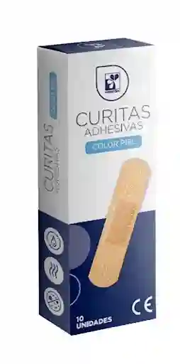 Curitas Adhesivas Color Piel X 10 Unidades