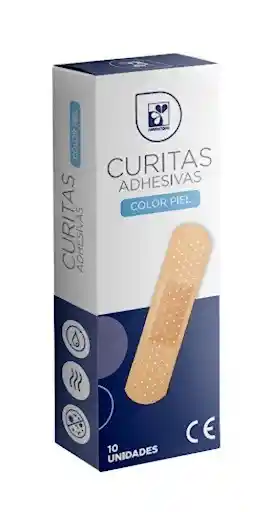 Curitas Adhesivas Color Piel X 10 Unidades