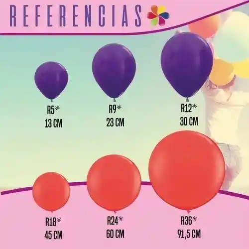 Globo O Bomba Fashion Blanco Sempertex R12x12
