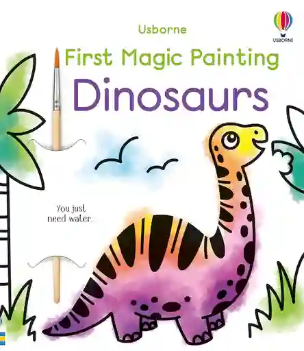 Libro Infantil Arte Mágico Dinosaurios Pinta Con Agua Niños