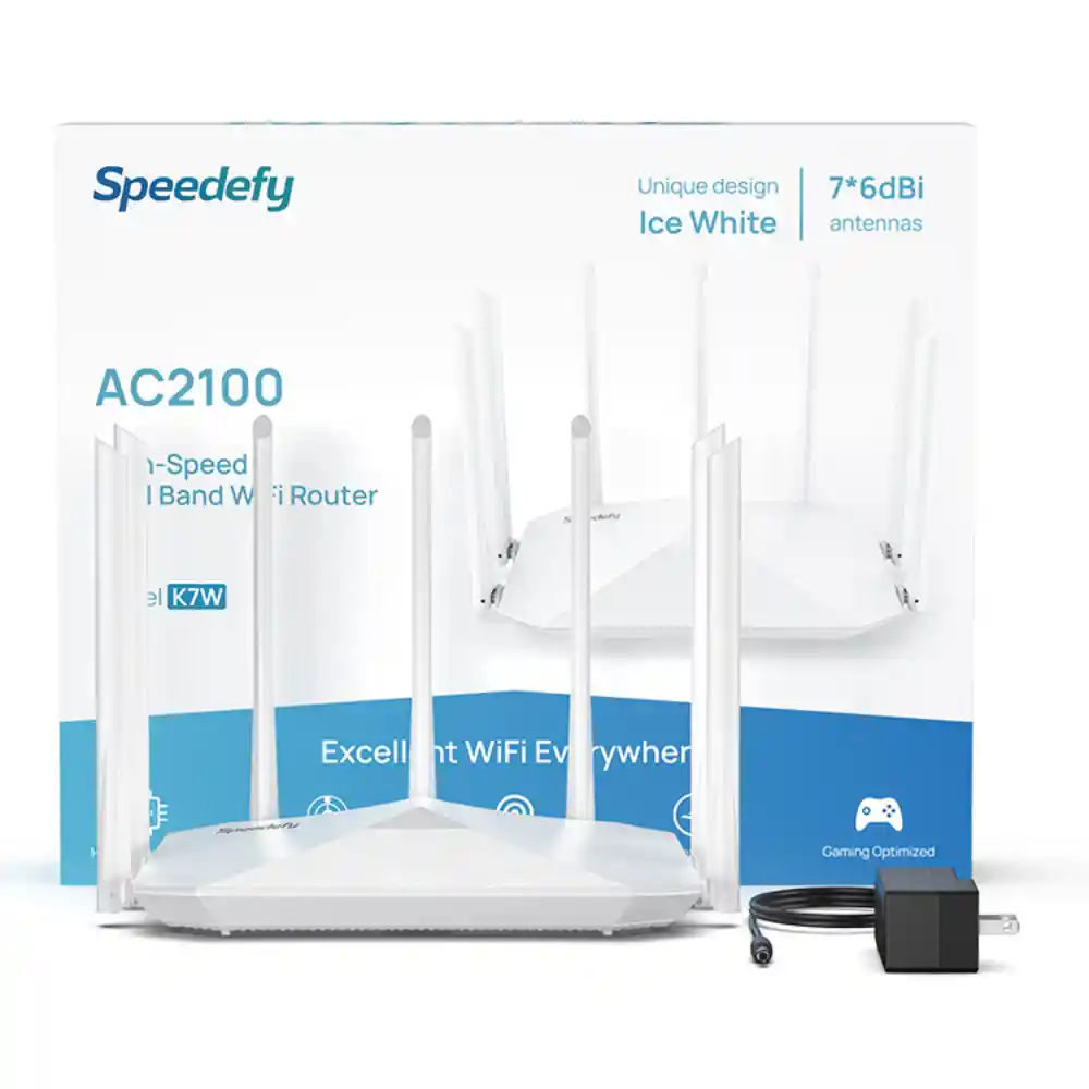 Router Inteligente Alta Velocidad 2.4g/5g Speedefy Ac2100