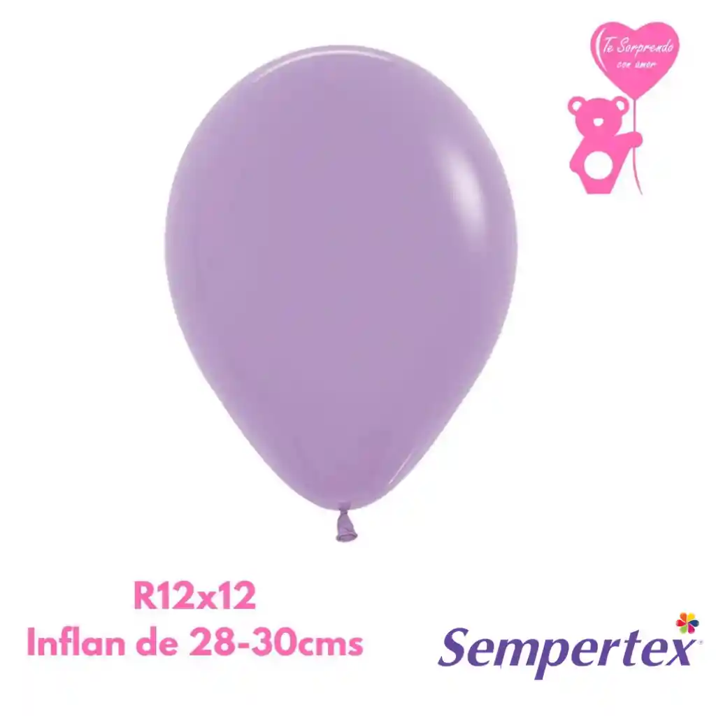 Globo O Bomba Fashion Lila Sempertex R12x12