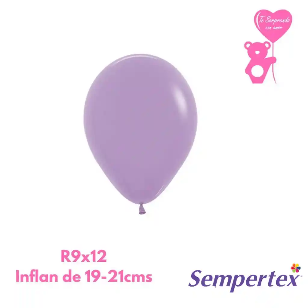 Globo O Bomba Fashion Lila Sempertex R9x12