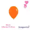 Globo O Bomba Fashion Naranja Sempertex R9x12