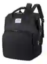 Bolso Pañalera Con Cambiador Para Bebé Color Negro