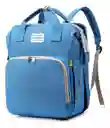 Bolso Pañalera Con Cambiador Para Bebé Color Azul