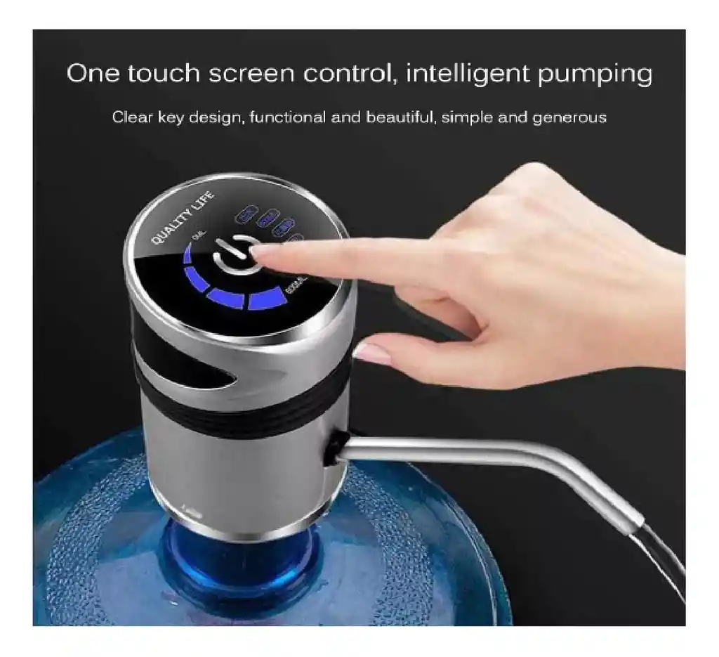 Dispensador De Agua Metálico Recargable