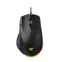 Ratón Havit Ms957 7200 Dpi Para Jugadores, 8 Botones Rgb, Color Negro