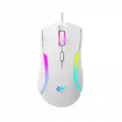 Ratón Para Jugadores Havit Hv Ms1033 Rgb 8000 Dpi Con 9 Botones, Color Blanco