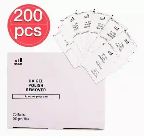 Uv Gel Polish De 200 Sobres Para Remover El Esmalte En Gel