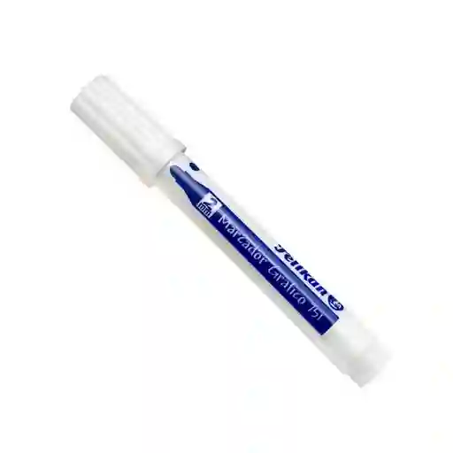 Marcador Blanco Grafico 751 Pelikan Para Toda Superficie Incluso Vidrio