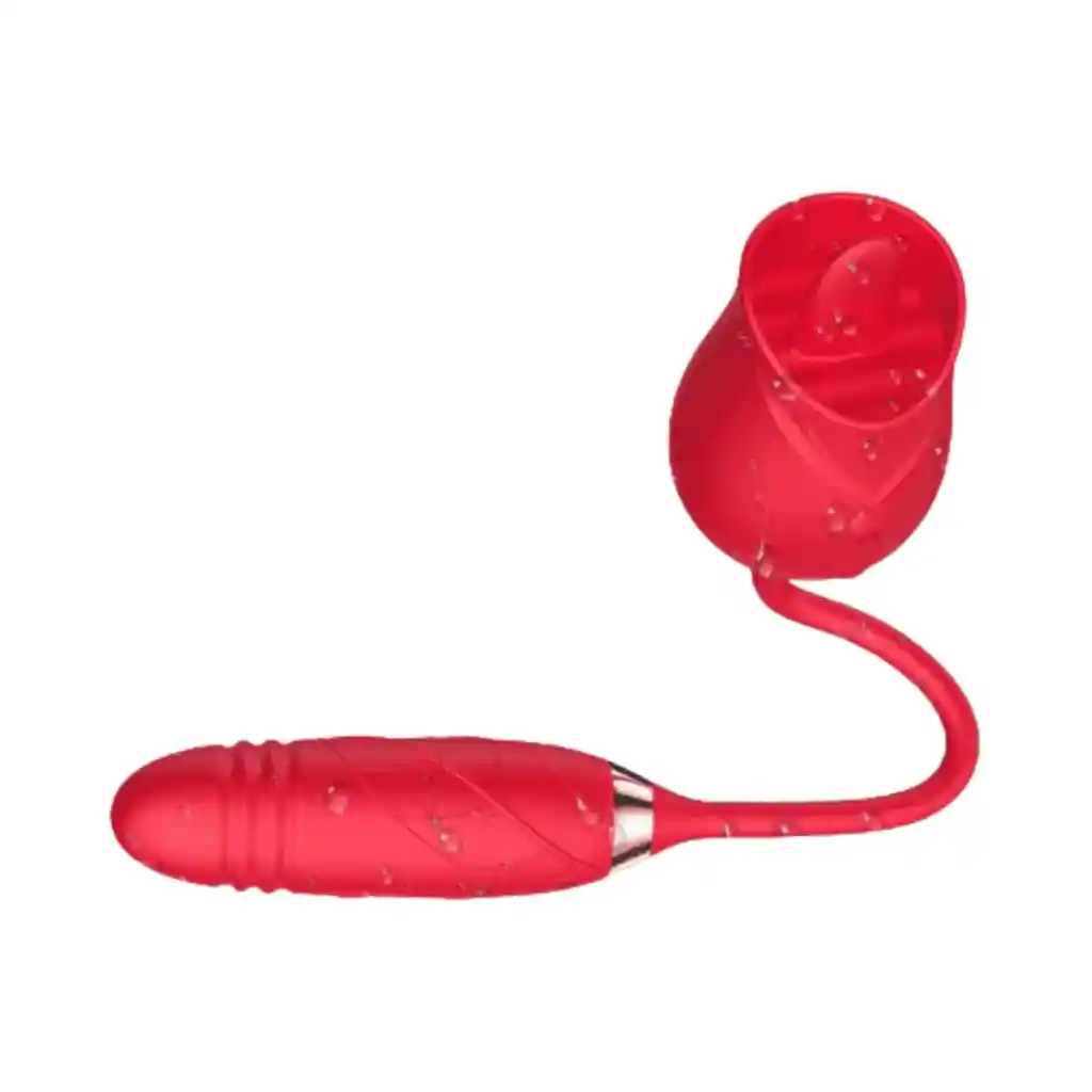 Vibrador Con Bala Lotus Rojo Majestic Camtoyz