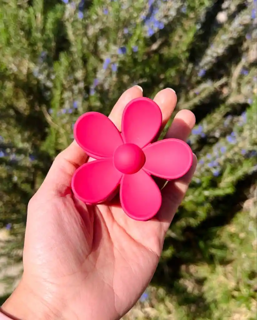 Flor Gancho Para El Cabello