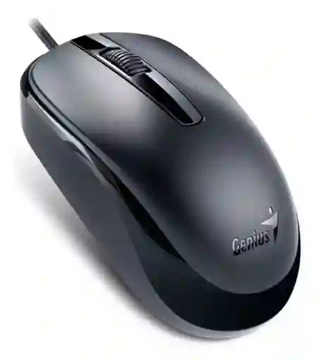 Mouse Alambrico Empresarial Genius Dx-120-bk | 3 Botones