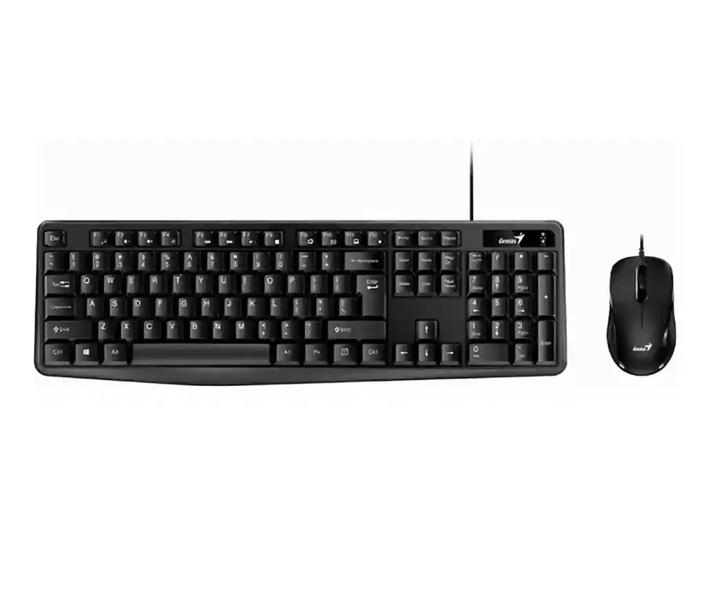 Combo Teclado Y Mouse Alambricos Genius Km-170 | Empresarial
