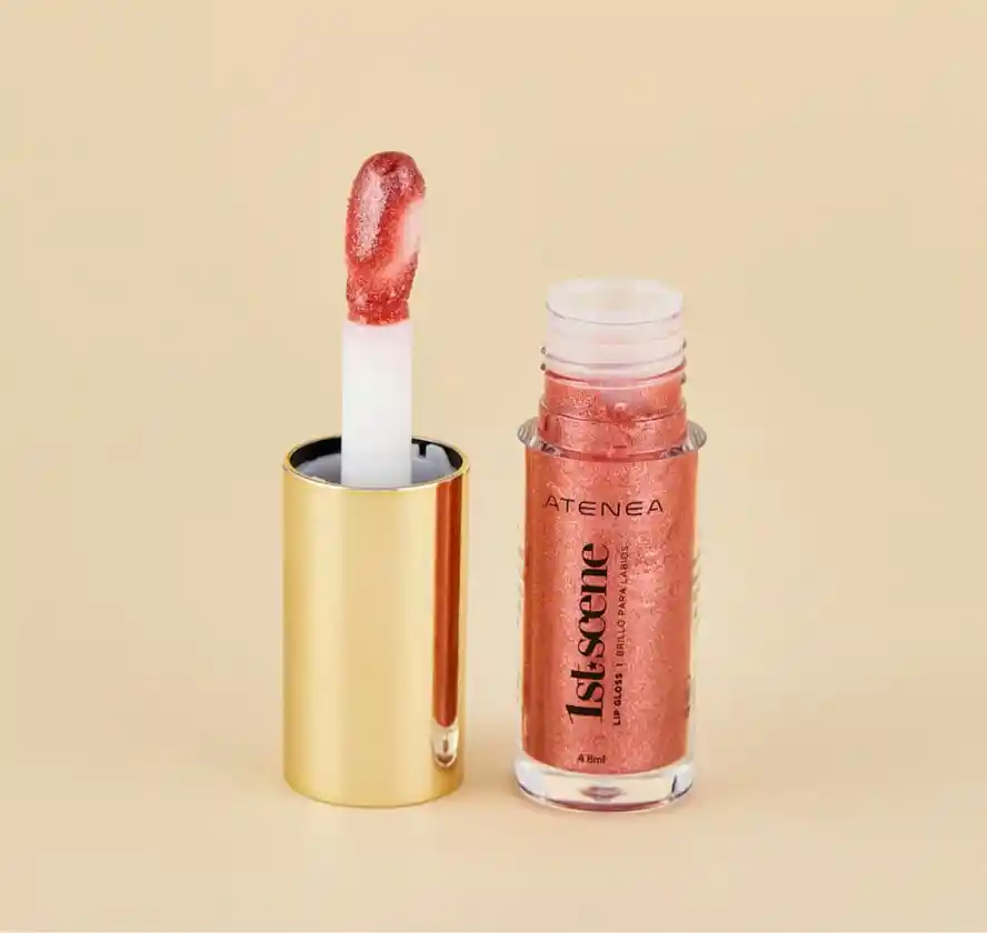 Atenea Brillo 1st Scene Lip Gloss Tono Shellcoral