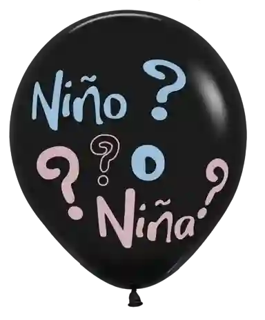 Bomba Globo Revelacion De Genero 18"