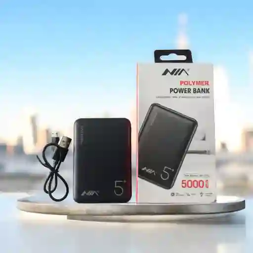 Batería Portátil Power Bank Nia 5000 Mah