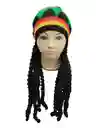 Gorro Jamaiquino Con Rastas