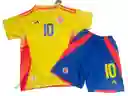 Uniforme Seleccion Colombia James 10 Para Niño Talla 4