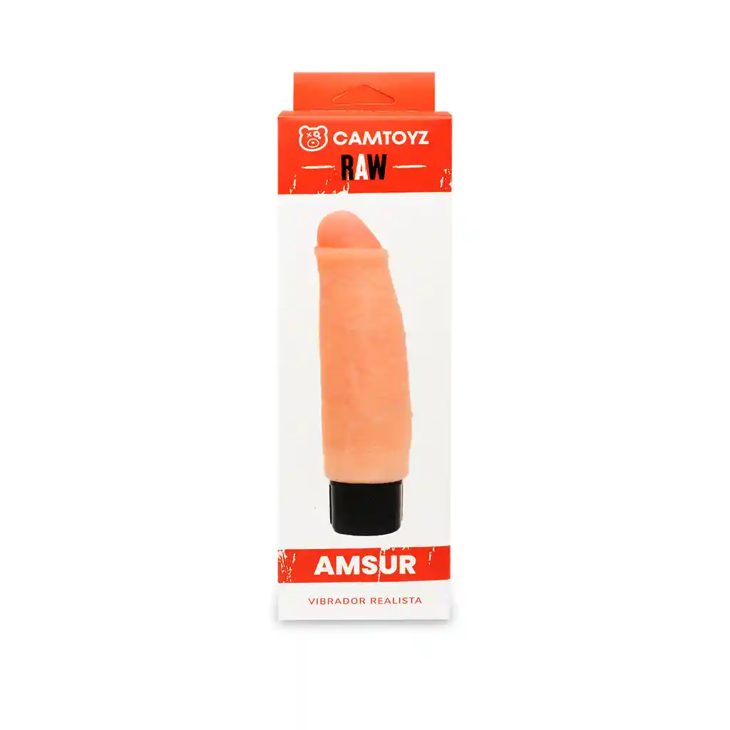 Vibrador Realista Amsur Piel Camtoyz