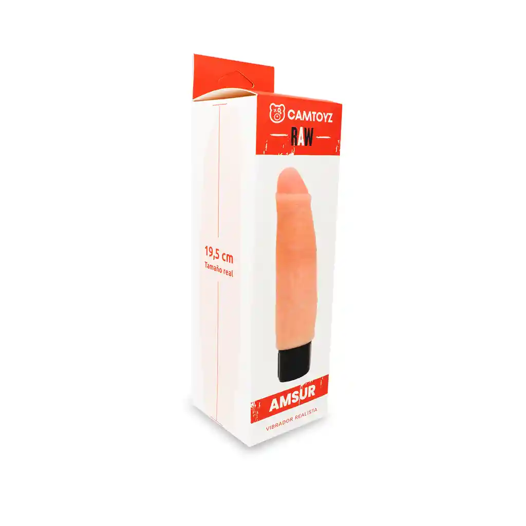 Vibrador Realista Amsur Piel Camtoyz