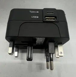 Adaptador De Viaje Universal Con Usb Tipo C