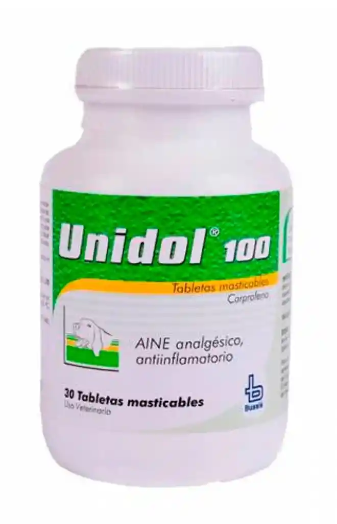 Unidol Tab 100mg Fco X 30 Tab - Carprofeno