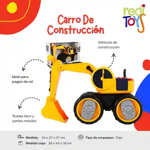 Carro De Construccion Con Luces Y Sonidos