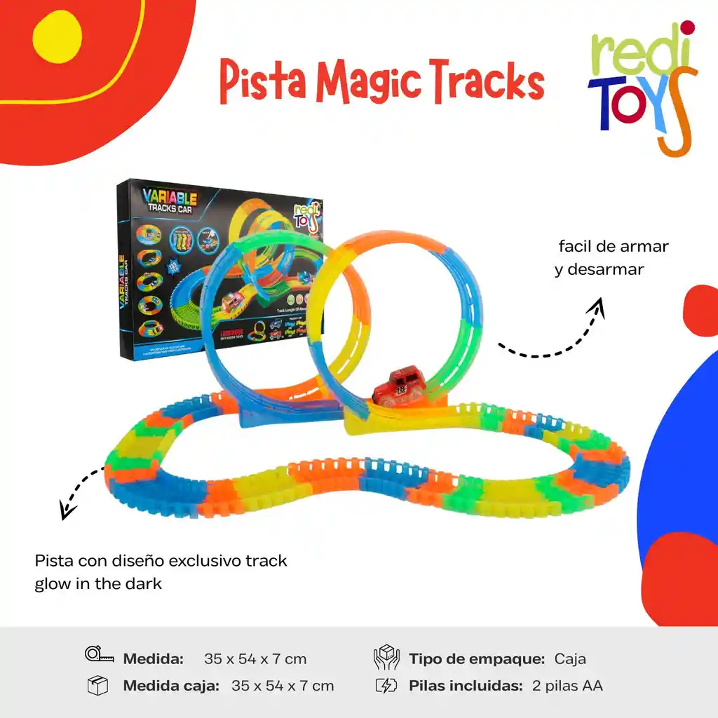 Pista Magic Tracks X 135 Pcs