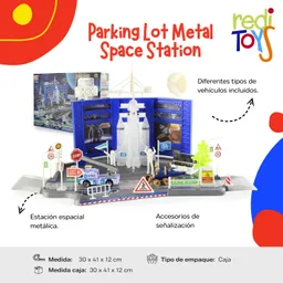 Parking Lot Metal Space Station