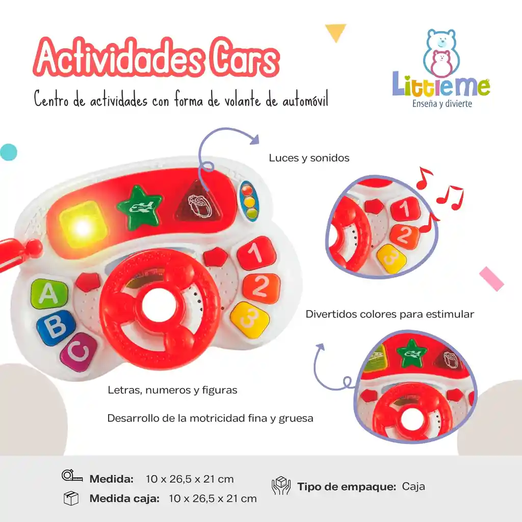 Centro De Actividades Cars Little Me