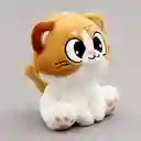 Peluche Gato Gatito Michi Suave Sentado Con Sonido