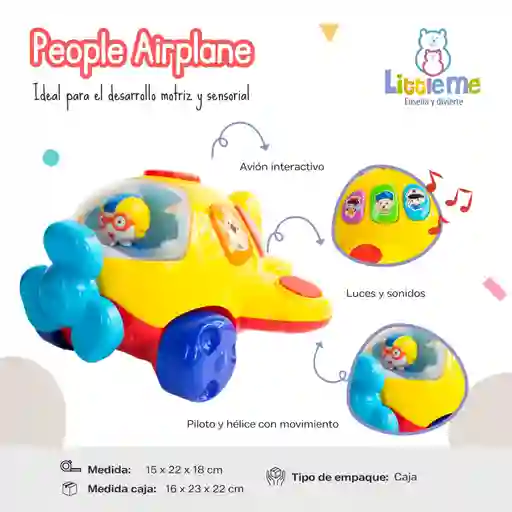 Avion Interactivo Little Me