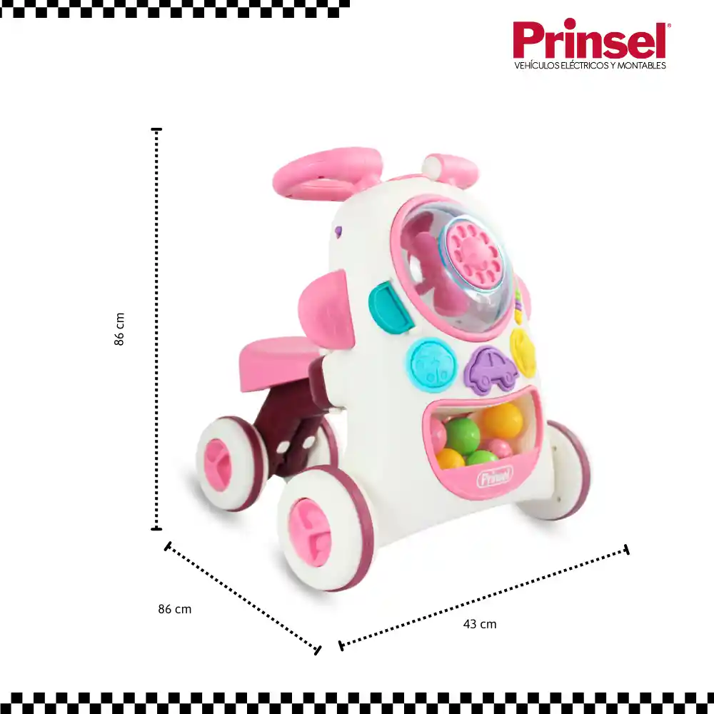 Montable 2 En 1 Push2ride Girl