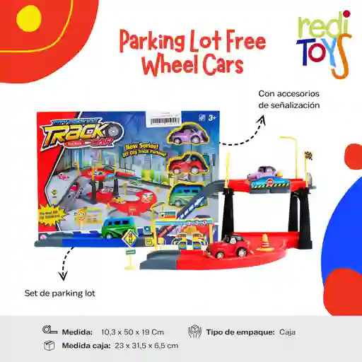 Parking Lot Free Wheel Cars