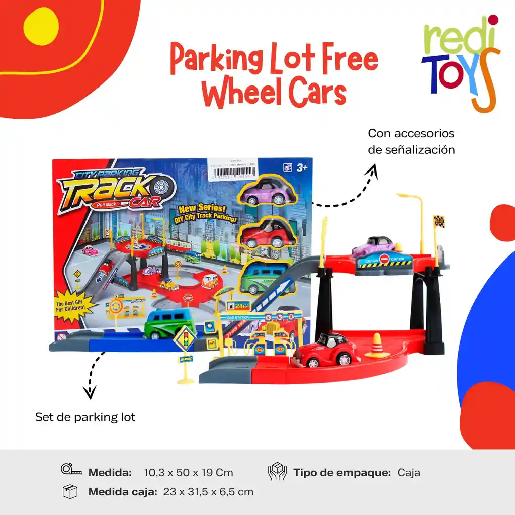 Parking Lot Free Wheel Cars