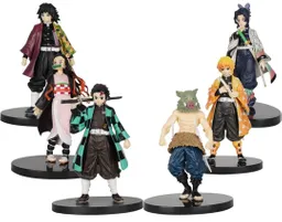 Demon Slayer Figuras X 6pcs Set Pvc 6.3 Pulgadas