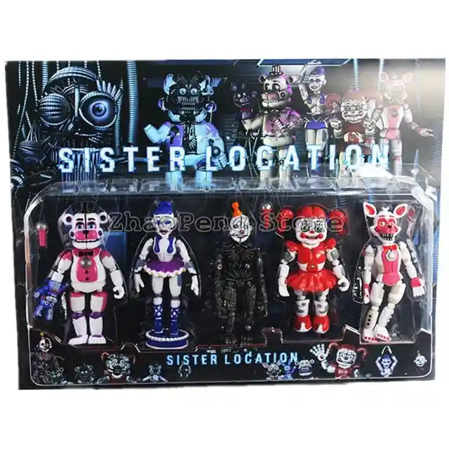 Juguete Display X5 Sister Location Five Nights At Freddy´s Ref 2121