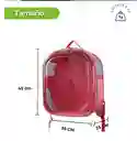 Morral Transparente Rosado