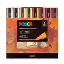 Posca Paleta Cálidos Pc5m X 8 Unidades