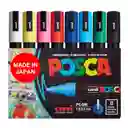 Posca Paleta Básicos Pc5m X 8 Unidades