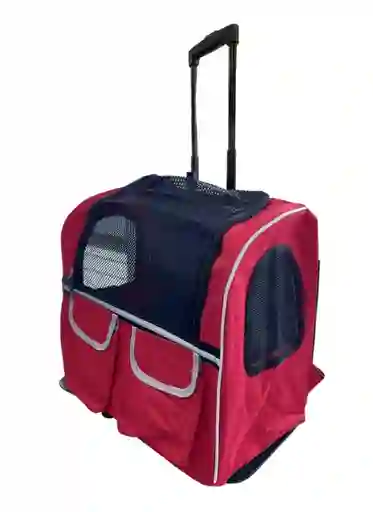 Maleta Con Ruedas Básica Roja Talla L