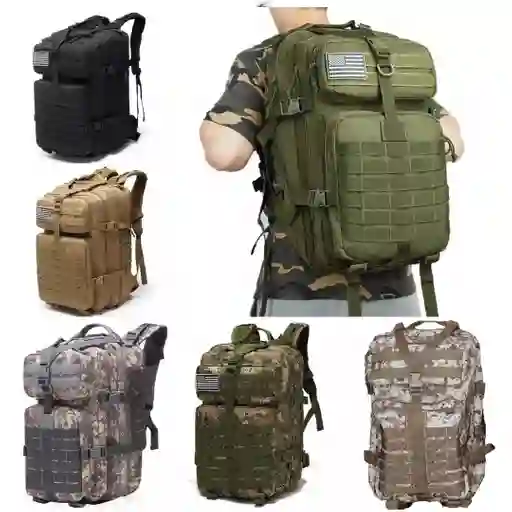 Mochila Táctica Militar Impermeable Reforzada 50l