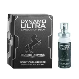 Lubricante Intimo Retardante Dynamo Ultra Spray 15ml Black Power