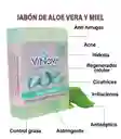 Jabon Artesanal Aloe Vera Y Miel 65 Gr