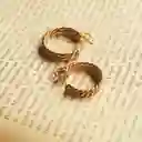 Candongas Pequeñas Entorchadas